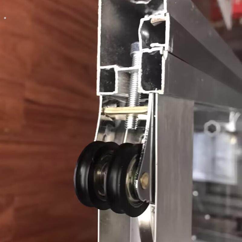 老式拉门滑轮移门双排滑轮浴室衣柜门双排凸轮厨房滚轮双轮子