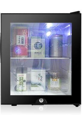 绿茶冷藏柜办公室家用小型冰吧茶叶储藏绿茶专用保鲜储存冰箱带锁