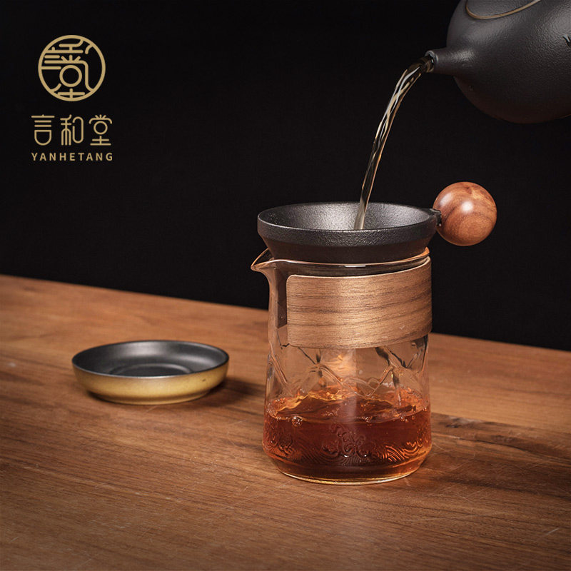 言和堂 陶瓷茶漏茶滤创意过滤网个性泡茶过滤器功夫茶具配件漏网