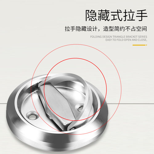 304不锈钢隐形门锁暗装隐藏把手背景墙暗门室内房门暗藏明装拉手