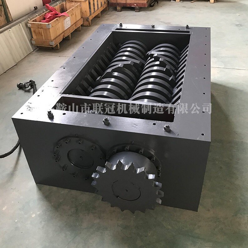 直销冠合双轴撕碎机机箱废旧金属电子垃圾塑料大型撕碎机机箱总成