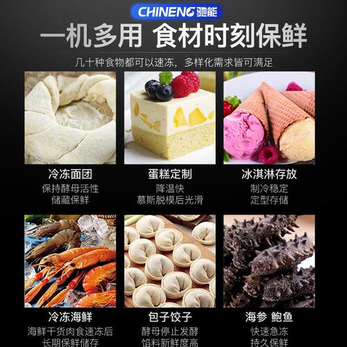 直销驰能商用插盘柜低温冷冻双门四门六门双温烘焙风冷无霜32盘冷