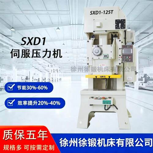 SXD1-125T伺服冲床开式固定台精度冲床