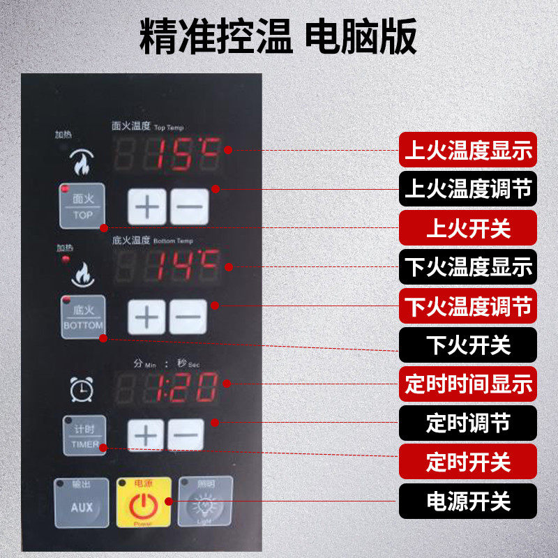 商用老潼关肉夹馍烤箱火烧炉 烧饼炉子 肉夹馍烤炉 白吉馍机器 电