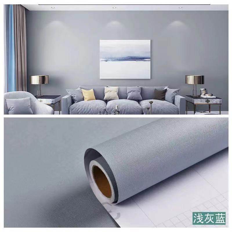 PVC墙纸自粘100米大卷防水加厚卧室温馨客厅背景墙面装饰壁纸自贴