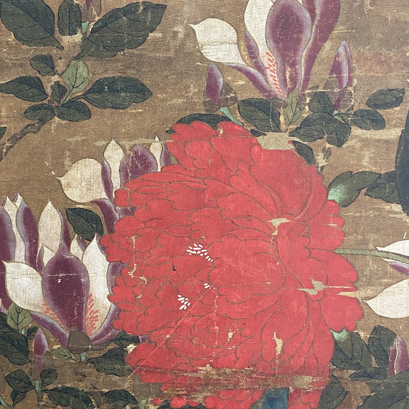 牡丹花开玉堂富贵新中式玄关装饰画走廊过道水墨禅意挂画工笔宋画