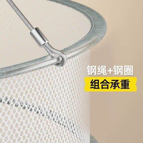 不锈钢晾衣网篮晒袜子神器晾晒网兜晾袜子羊毛衫平铺干货晾晒篮