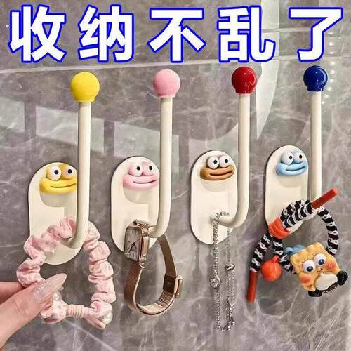 发圈发箍收纳层架化妆室发饰发夹皮筋发圈挂钩发圈首饰收纳摆件