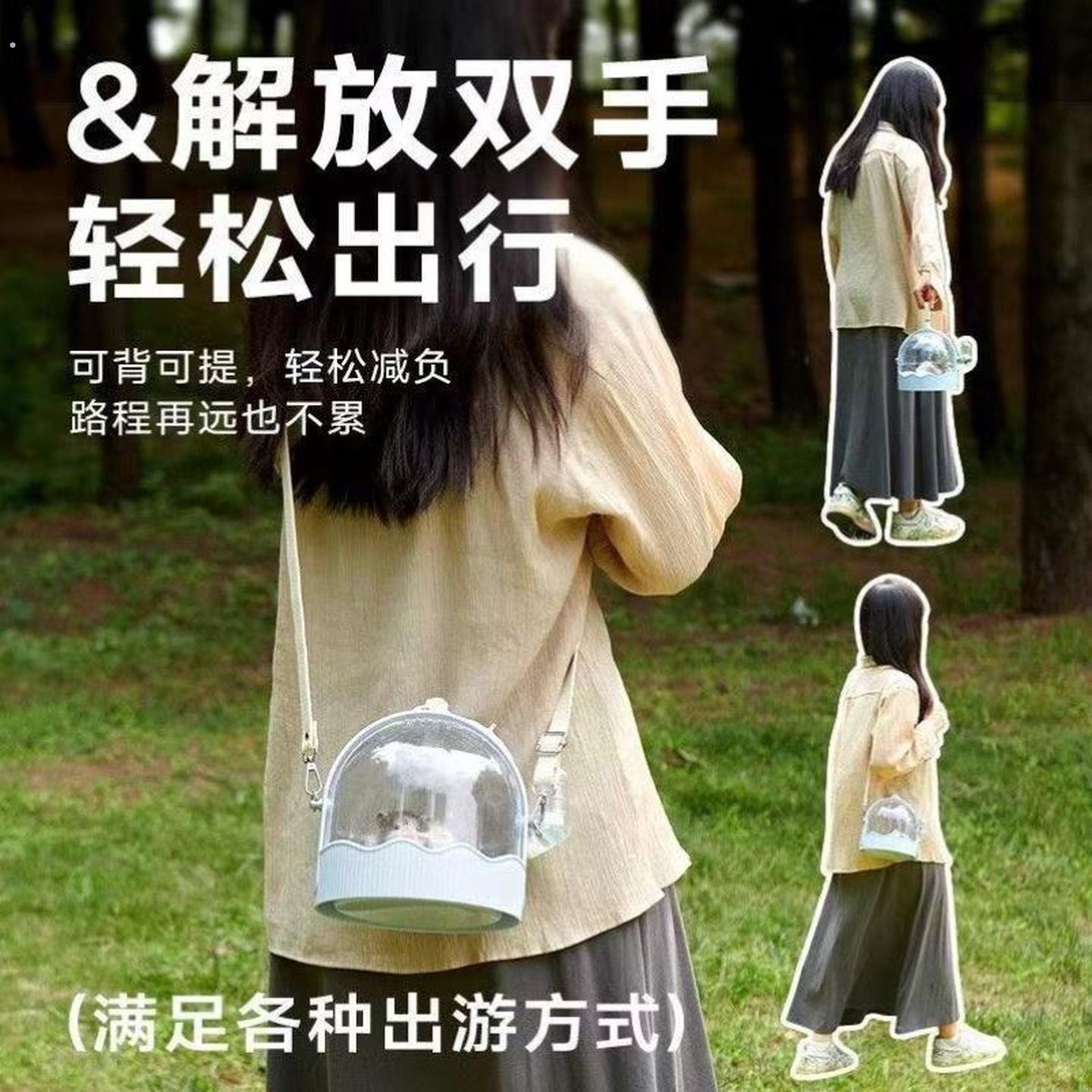 鹦鹉外出可携式鸟笼迷你精致小鸟笼八哥玄凤小太阳外带鸟笼遛鸟专