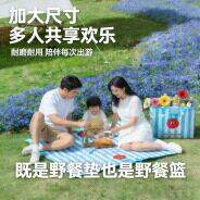 露营装备全套户外好物用品可折叠野餐春游筐户外收纳防潮垫加
