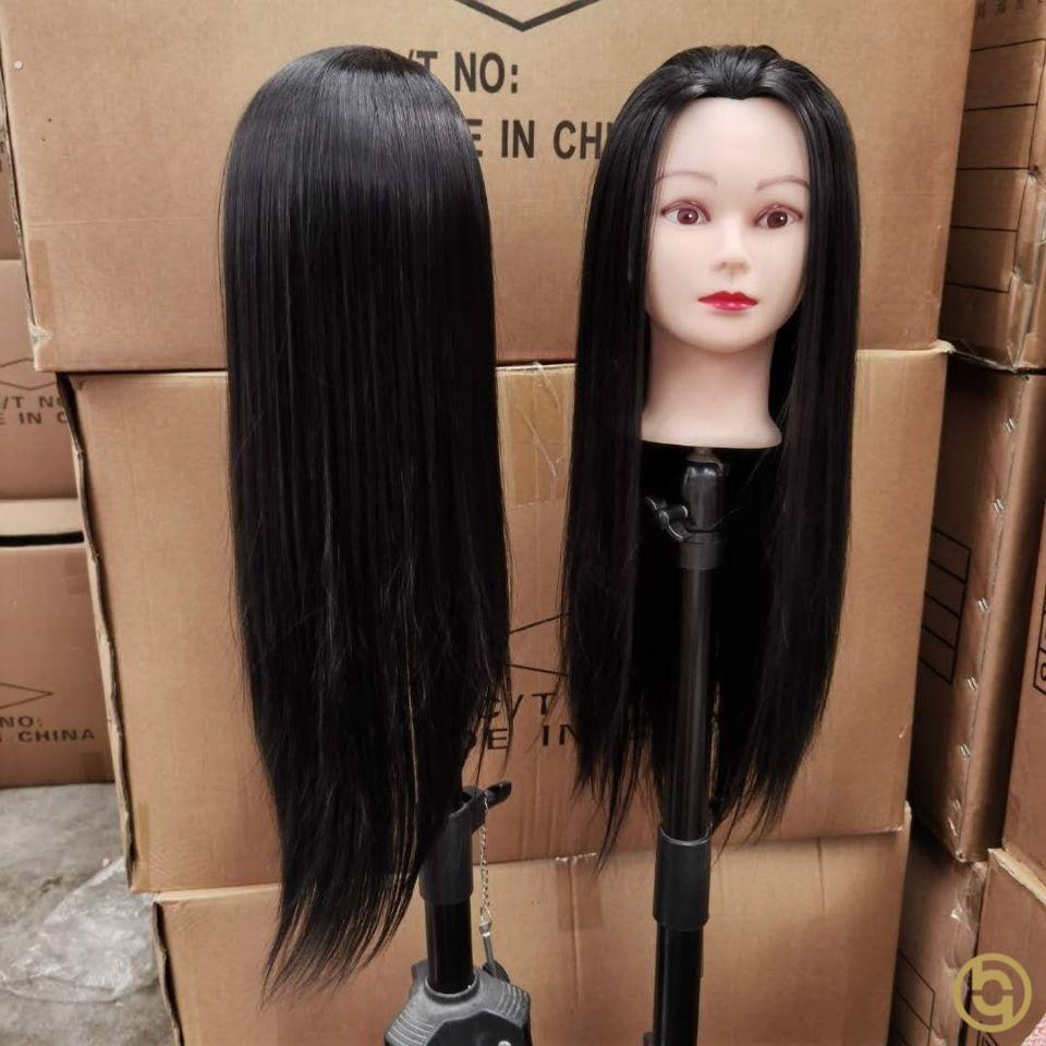 模特头美发专用化妆师头模假发学徒练习修剪编发盘头模头化妆造型