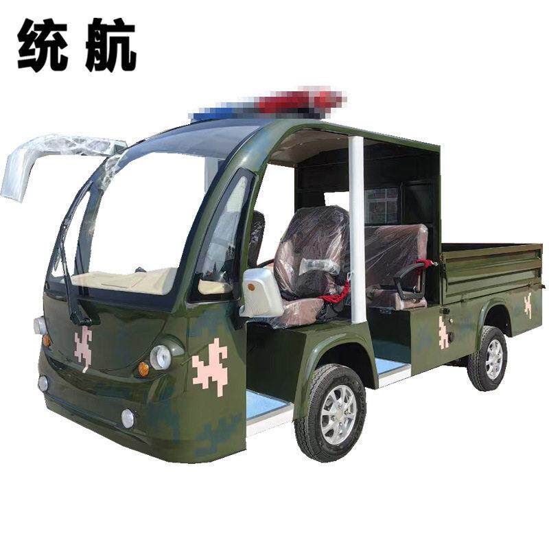 电动四轮皮卡车双排5座景区场内园区中转运输车