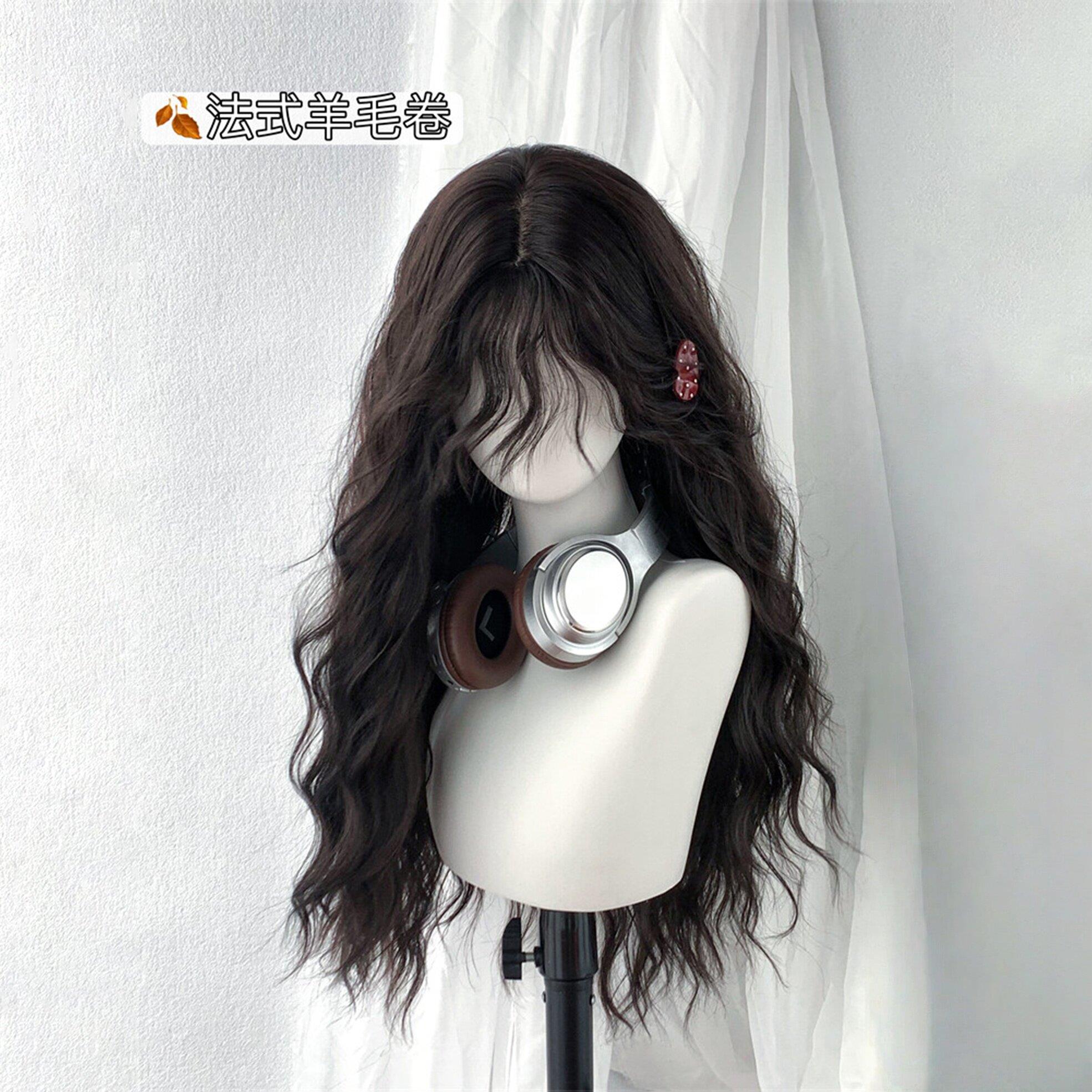 【南法少女】假发女法式油画感羊毛卷长卷发高层次日常自然全头套