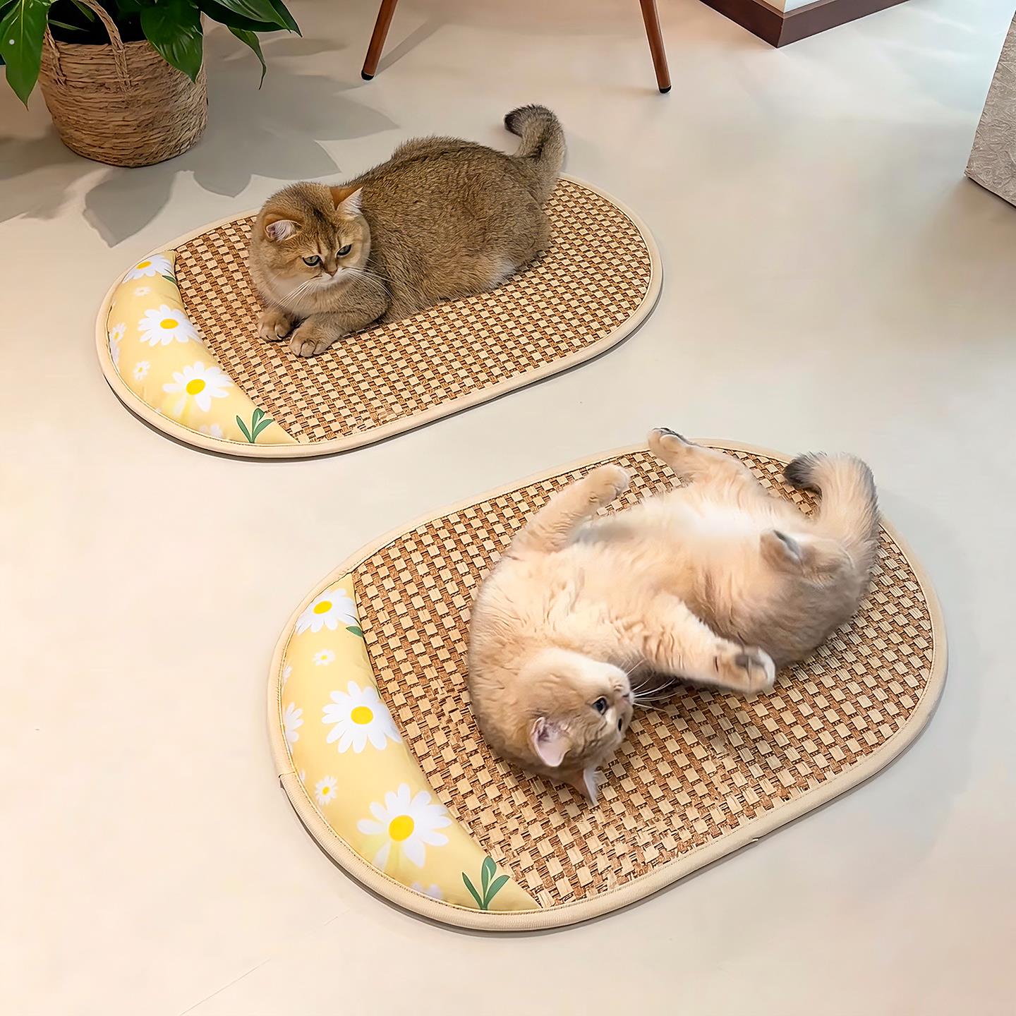 宠物冰垫猫咪凉席凉垫狗狗夏天睡垫夏日猫窝冰凉垫舒适透气趴趴垫