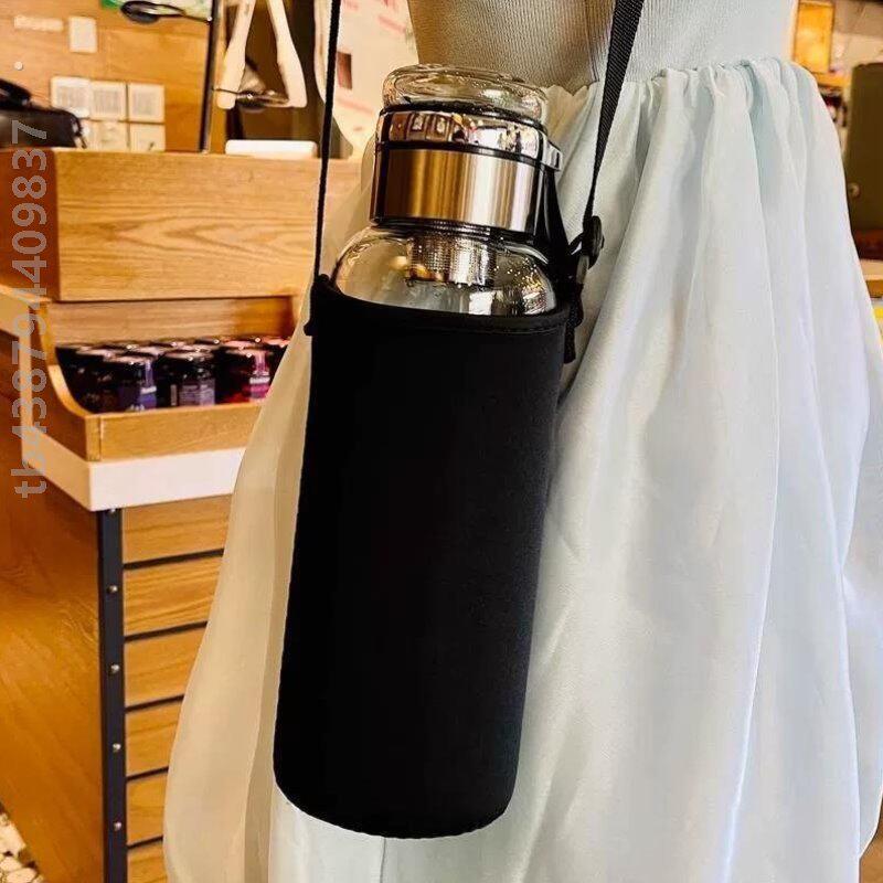 德国玻璃水杯大容量吨吨桶水壶墩墩茶水分离泡茶吨吨桶大容量大