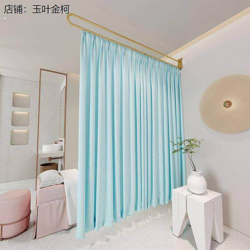 小房间隔断墙美容院屏风帘美甲店专用客厅出租屋烧烤店隔档板装饰