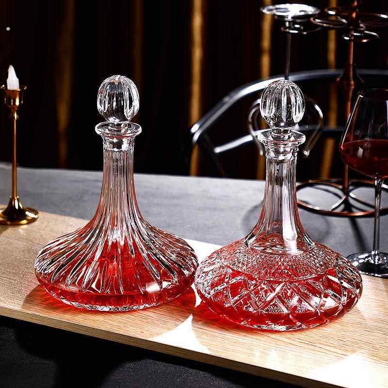 欧式奢华红酒酒瓶洋酒瓶带盖密封家用醒酒器酒樽送礼套装葡萄酒瓶