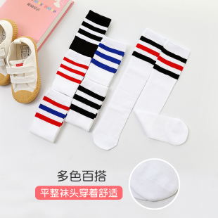 六指鼠儿童长筒袜薄款女童男童中筒足球夏季长袜子过膝女学生高筒