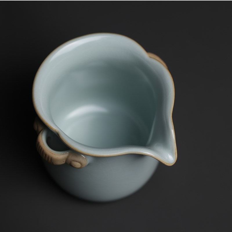 老茶器汝窑开片可养茶海公道杯分茶器公壶手抓厚实陶瓷防烫大号