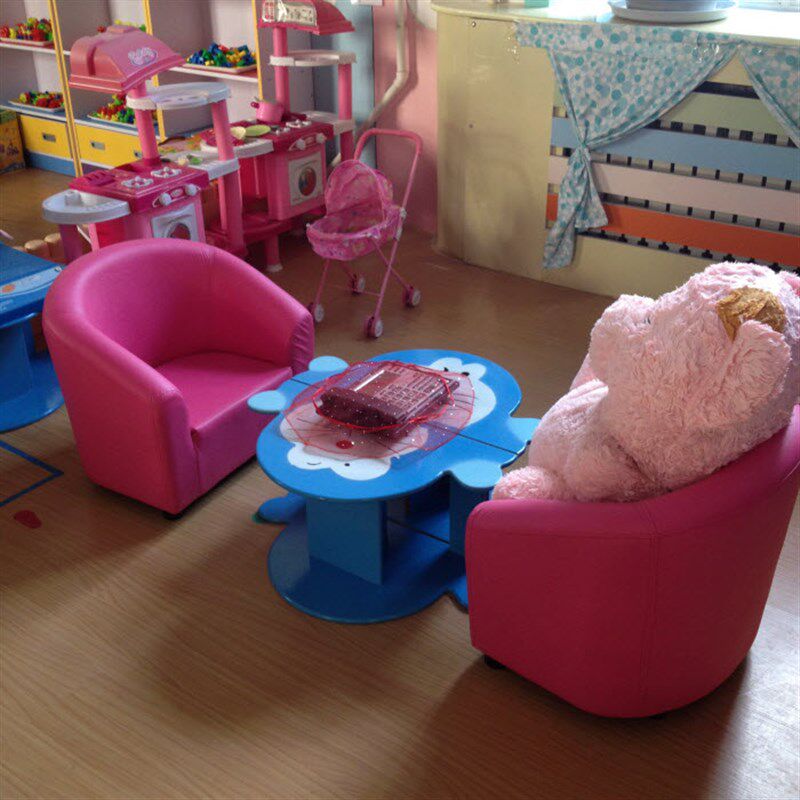 幼儿园阅读区儿童小沙发小孩座椅凳子幼儿园图书角沙发彩色幼儿沙