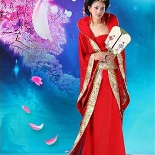 中国风古装武则天汉唐宫廷皇后贵妃 cos仙女摄影舞台演出拖尾汉服