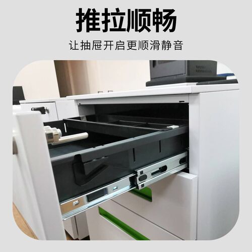 45宽不锈钢抽屉滑轨阻尼静音加厚轨道橱柜键盘托架三节导轨滑道
