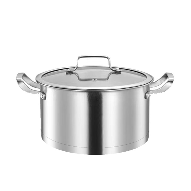 不锈钢锅具组合平底锅汤锅样板房间厨房饰品摆件组合套装橱柜装饰