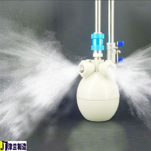 气水混合二流体加湿器工纺织车间降温喷雾机干雾实验造纸厂房增湿