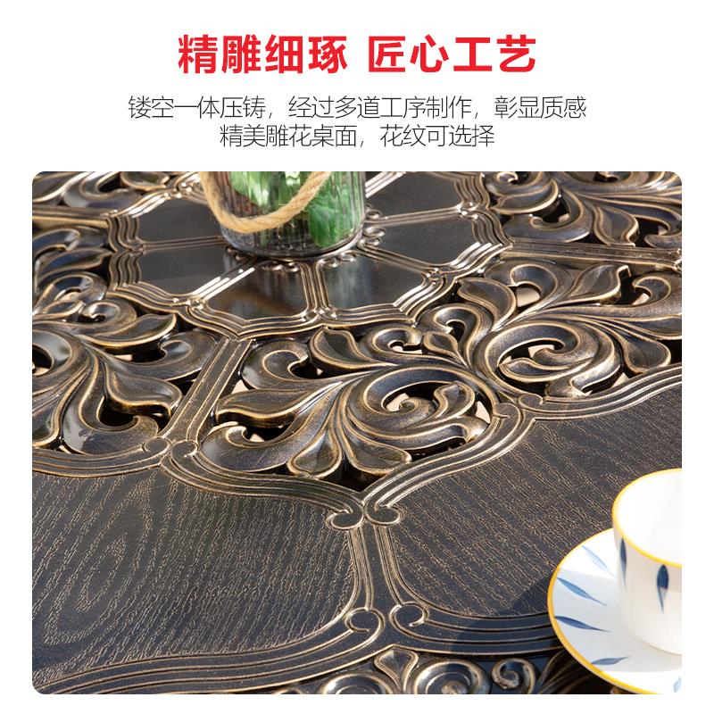 户外铸铝桌椅阳台组合套装欧式别墅室外庭院花园家具桌椅休闲