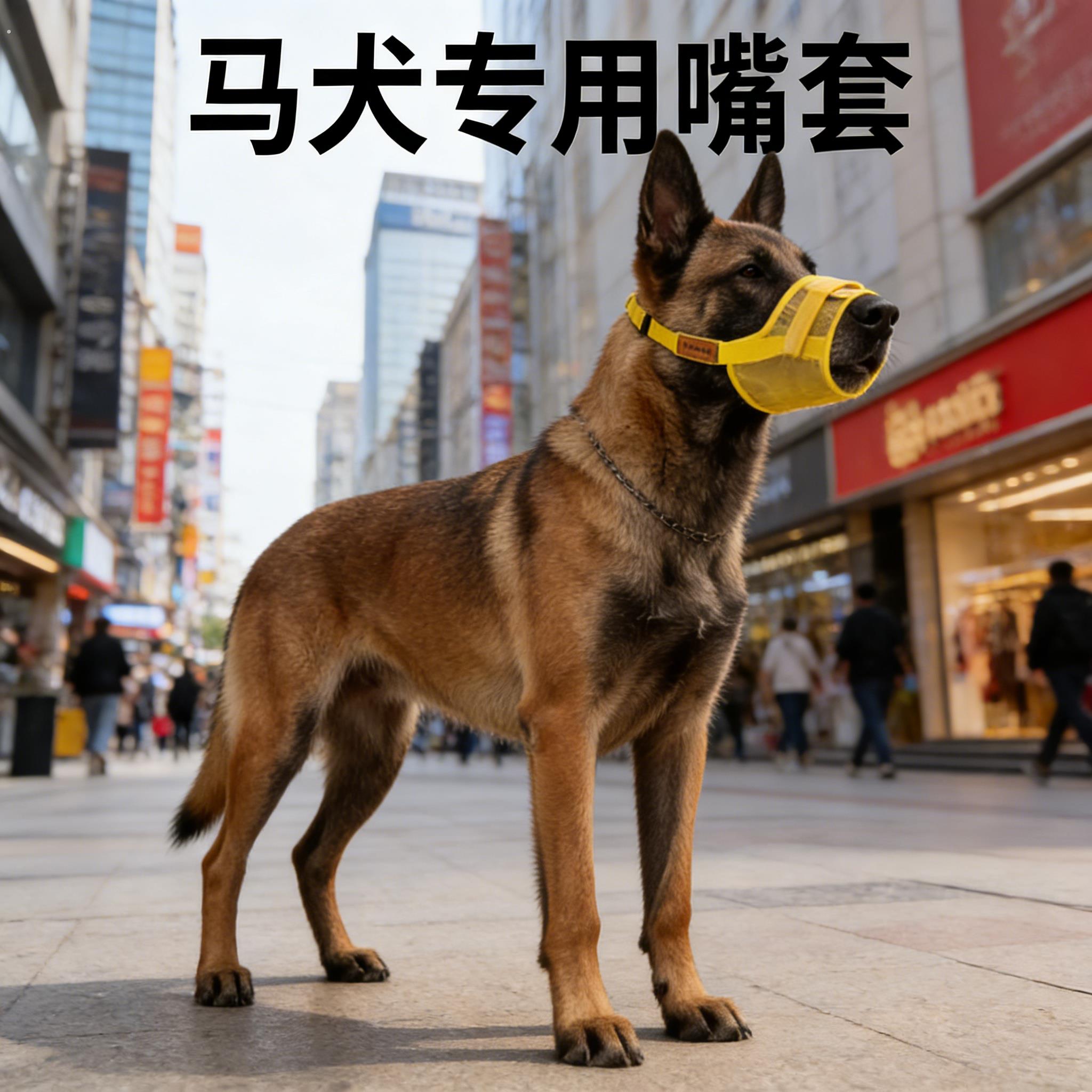 马犬专用嘴套防咬防叫狗出门防乱吃可喝水扒不掉防咬人大型犬外出