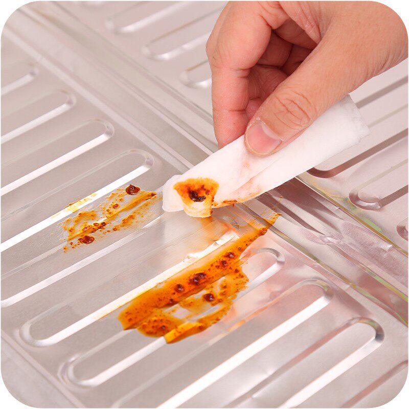 厨房隔油铝箔板灶台挡油板创意厨房用品炒菜隔热防溅烫挡板防油板
