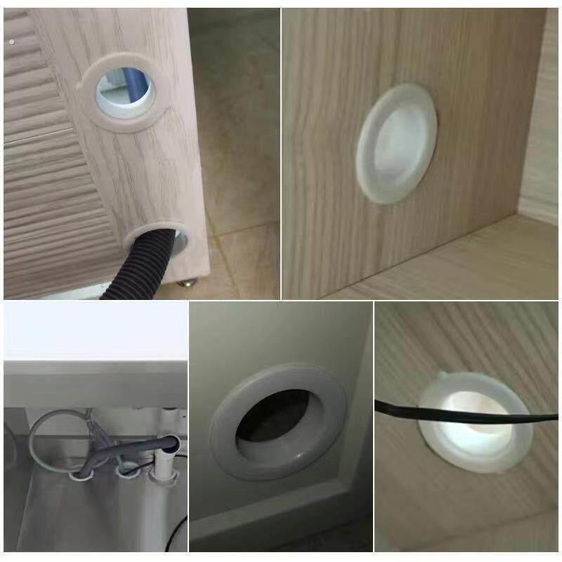 对扣密封圈水管穿线孔橱柜门开孔封边圈水槽下水口装饰遮丑孔盖