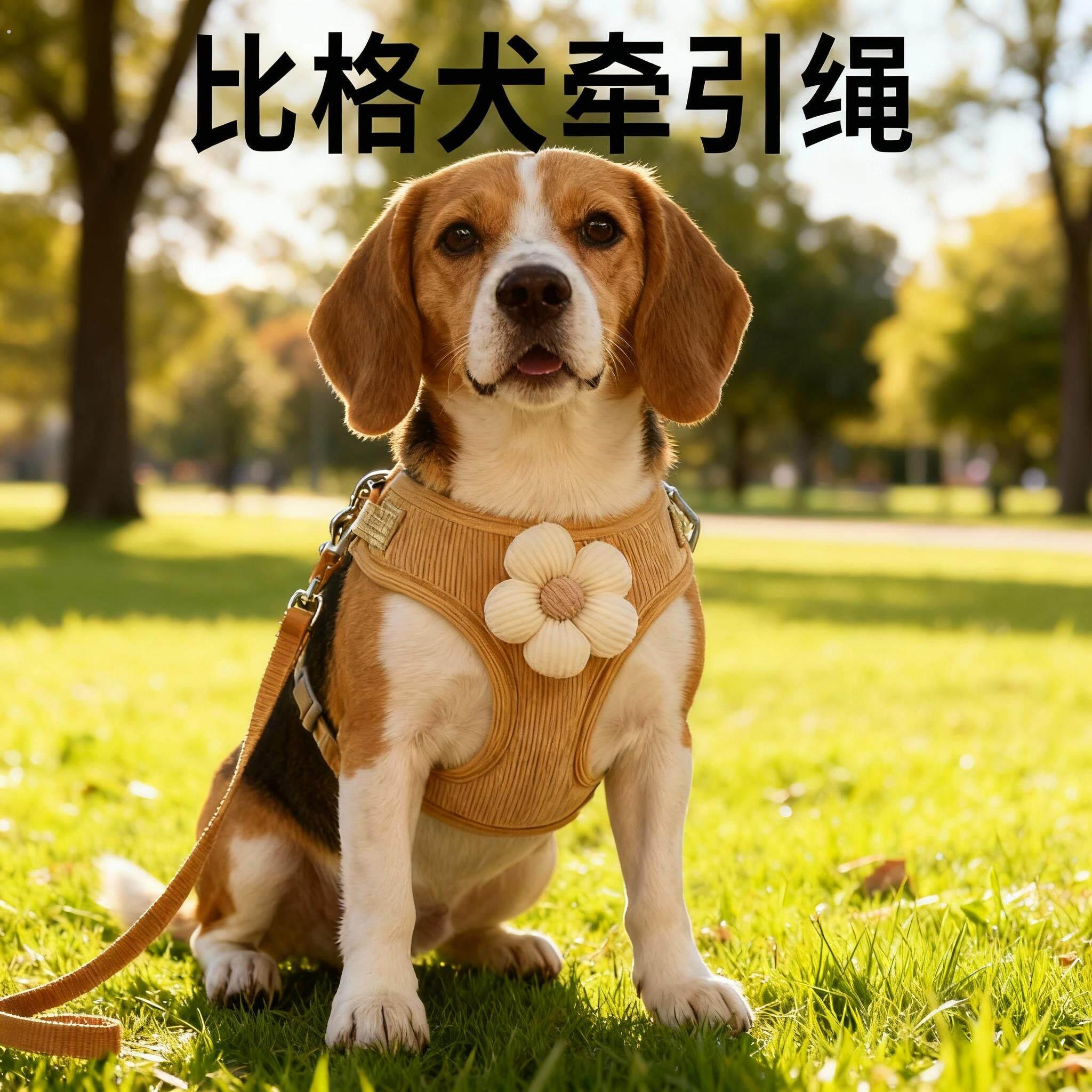 比格犬牵引绳中小型犬专用外出遛狗胸背幼犬防咬背心狗绳宠物用品