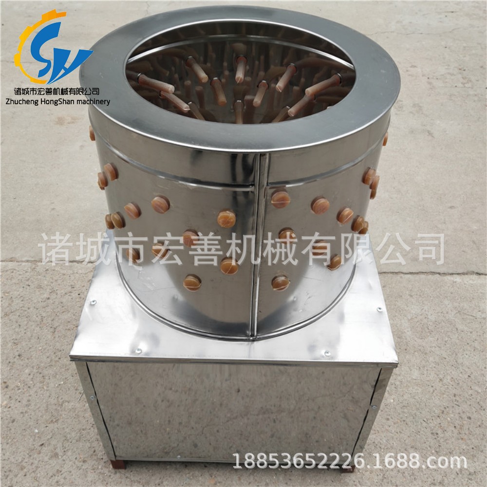 家禽脱毛机自动拔毛机 家禽圆筒脱毛机设备 全自动羊毛脱毛机设备