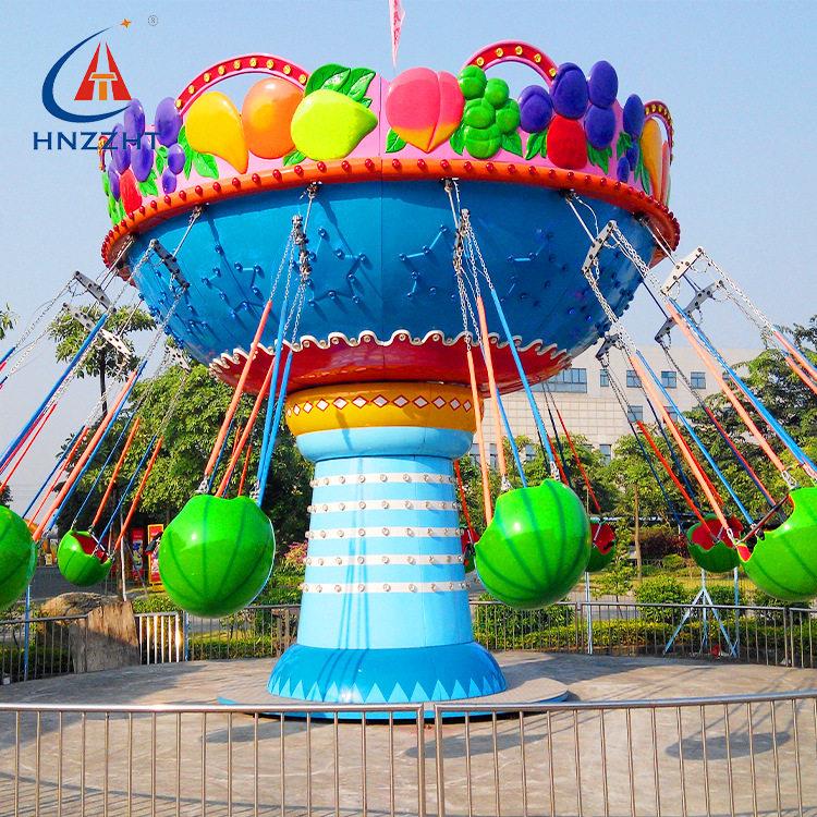 616室外儿童乐水设施16座果旋转飞椅广场公园商场游乐设游内备工