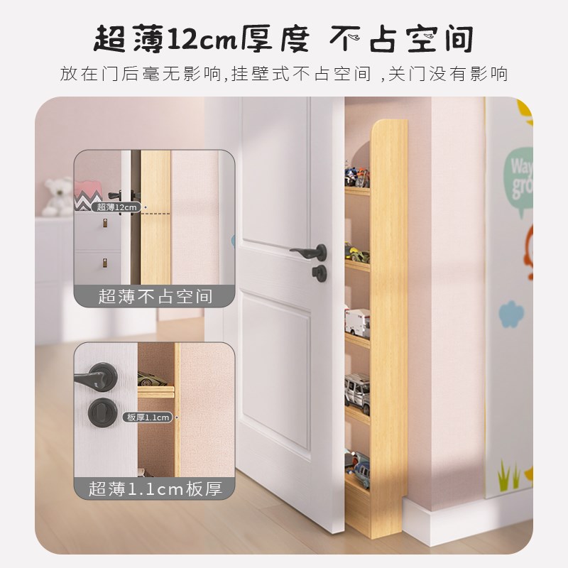 玩具车收纳架儿童小汽车摆放展示架门后多层宝宝汽车模型置物架子