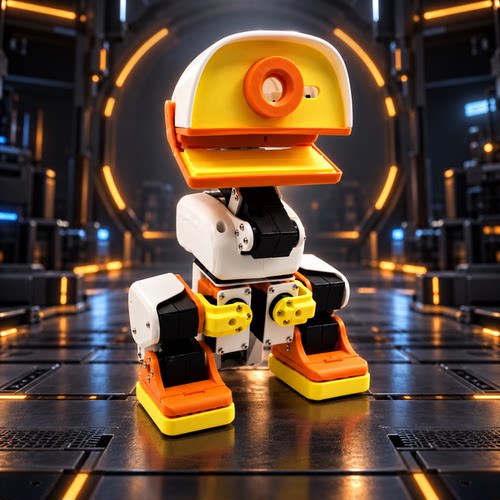 【Microduck】机器鸭桌面实物模型周边手办玩具非智能学习机器人