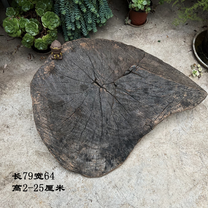 老木枯木黑木头铁栎木风化木摆件茶空间创意特色木头装饰摆台