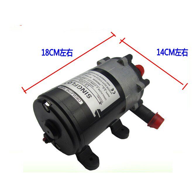 大功率12V24V小型直流水泵鱼缸循环抽水泵喷泉水冷小抽水机排水泵