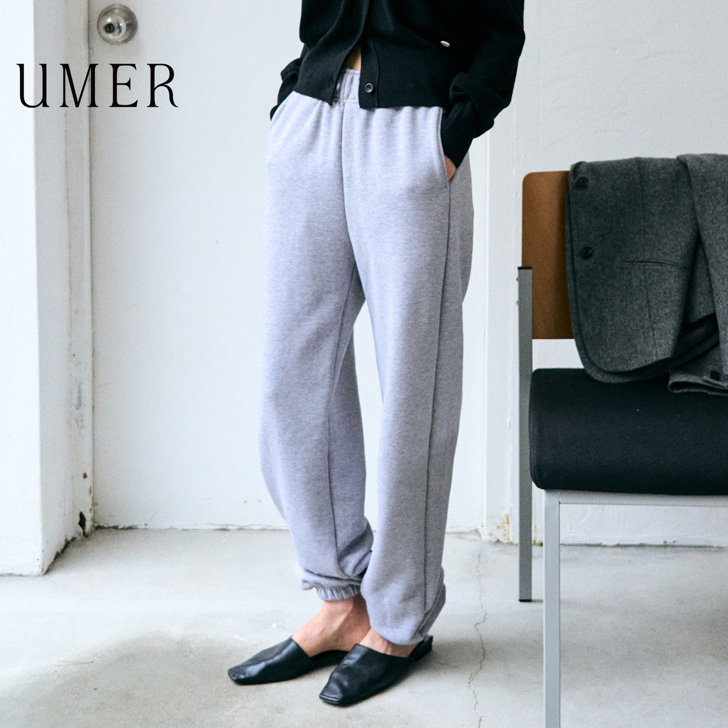 UMER纯棉百搭束脚卫裤女2026新款