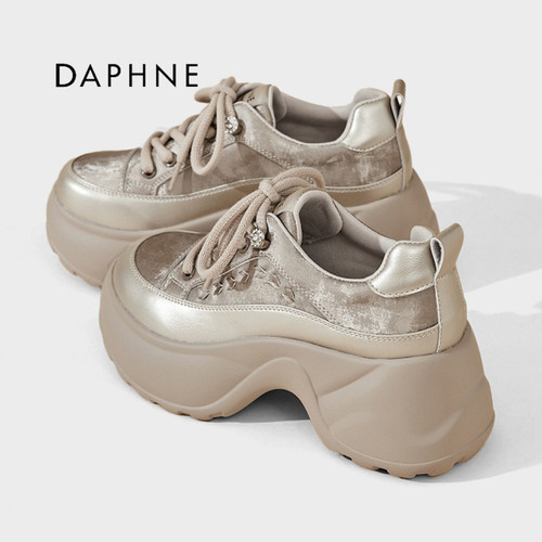 Daphne/达芙妮时尚软底老爹鞋