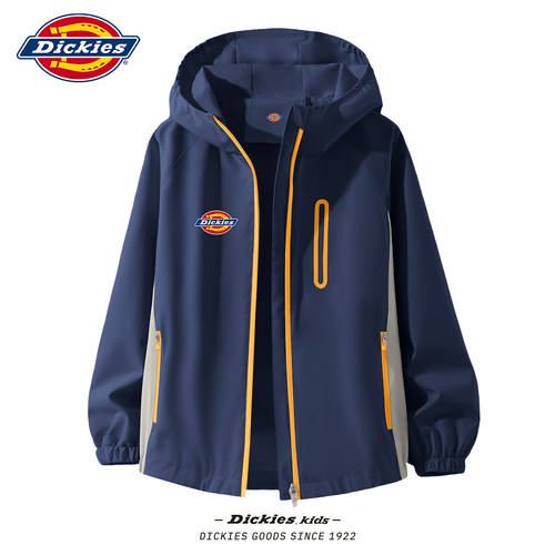 Dickies男童外套秋季2026新款男孩上衣户外防风秋装运动儿童衣服