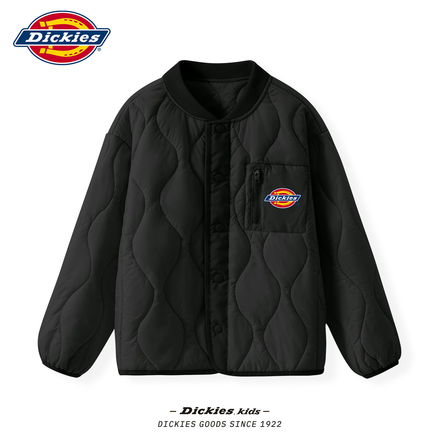 Dickies男童秋冬款外套2026新款男孩棉服保暖冬装加厚儿童防寒服