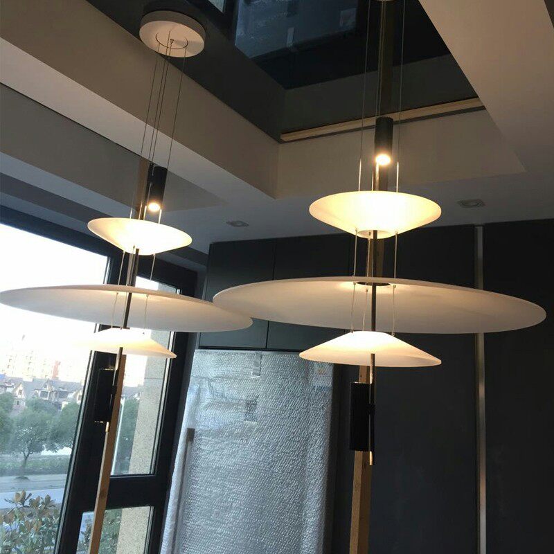 北欧风格个性创意时尚样板房设计师客厅餐厅服装展厅装饰LED吊灯