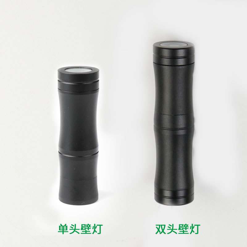 大易照明单双头迷你壁灯户外防水LED明装射灯3W洗墙灯庭院别墅12V