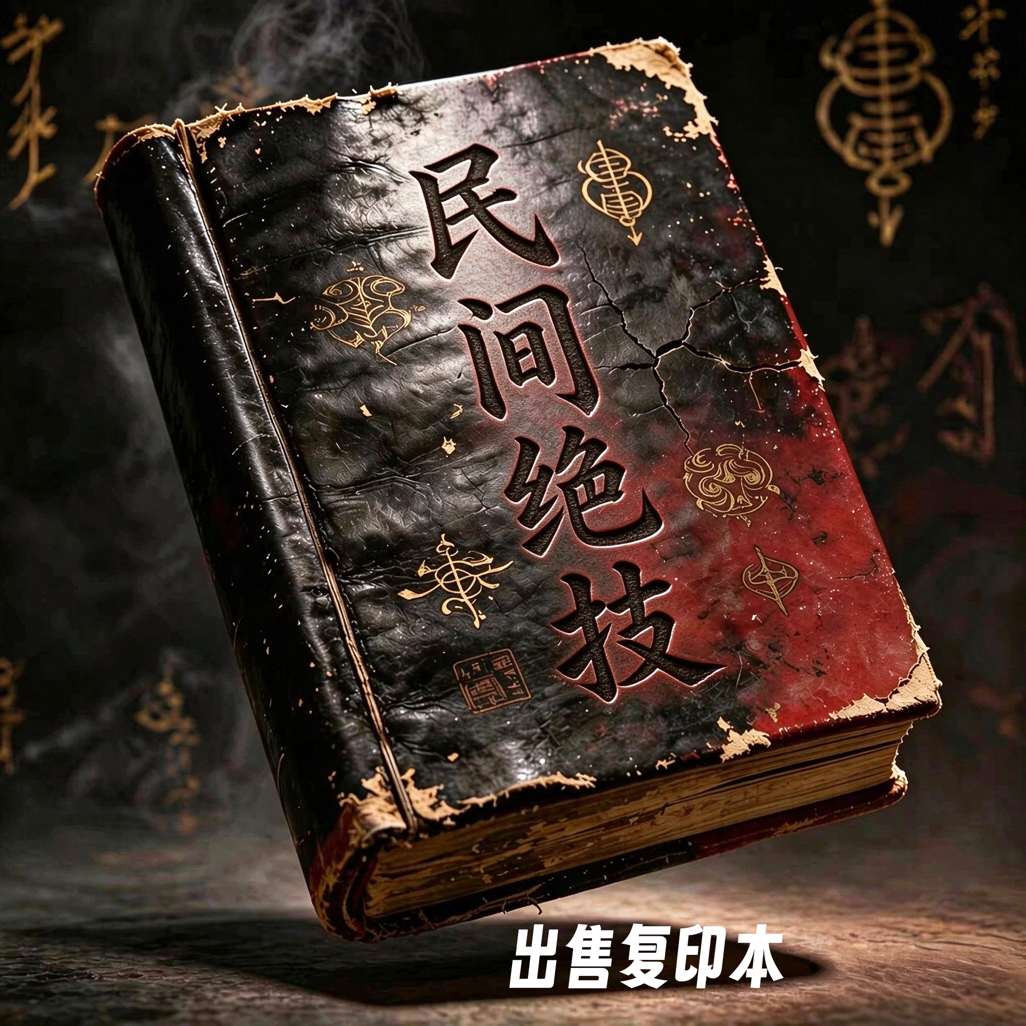 绝版民间古籍《民间绝技》出售复印本练字板练字帖
