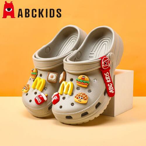 ABCKIDS汉堡薯条儿童洞洞鞋夏季