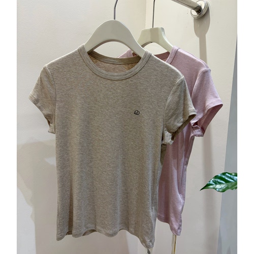 Rtg Clothing新款小众设计师款原单正品刺绣小象标志圆领短袖T恤