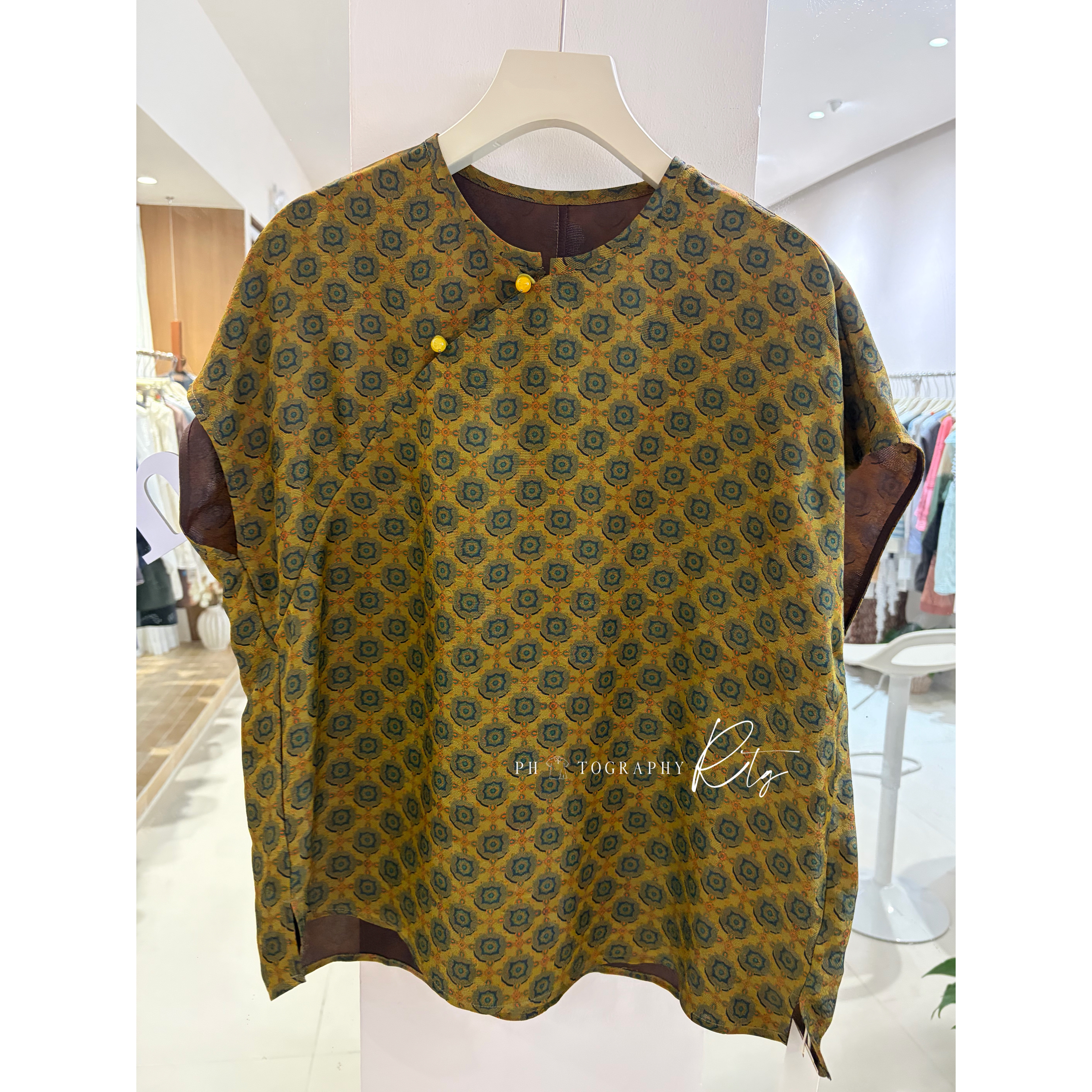 Rtg Clothing新款小众设计师款原单正品时尚气质高端香云纱上衣