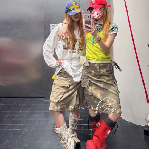 Rtg Clothing新款小众品牌原单时尚气质豹纹字母宽松T防晒长袖T